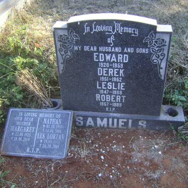 SAMUELS Margaret 1923-2010 :: SAMUELS Edward 1928-1959