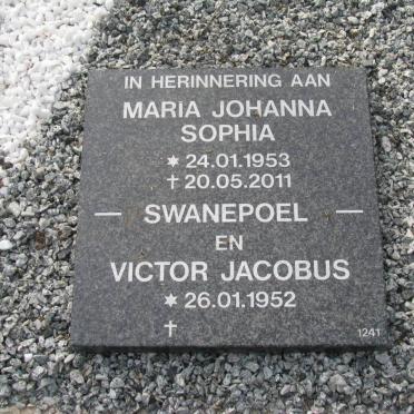 SWANEPOEL Victor Jacobus 1952- &amp; Maria Johanna Sophia 1953-2011 :: SWANEPOEL Anna Magrietha 1924-2009