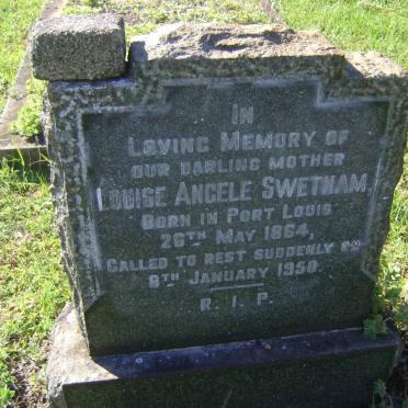 SWEETNAM Louise Angele 1864-1950