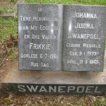 SWANEPOEL Frikkie -1966 &amp; Johanna Jurina WESSELS 1933-1969
