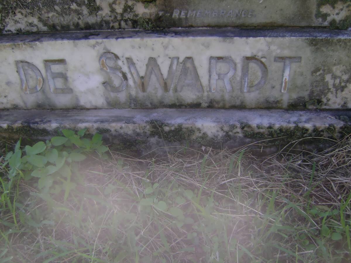 SWARDT Fredrick Johan Pienaar, de -1951