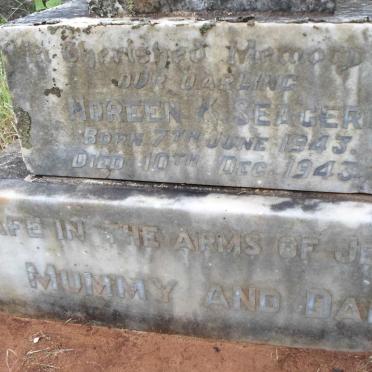 SEAGER Noreen K. 1943-1943 