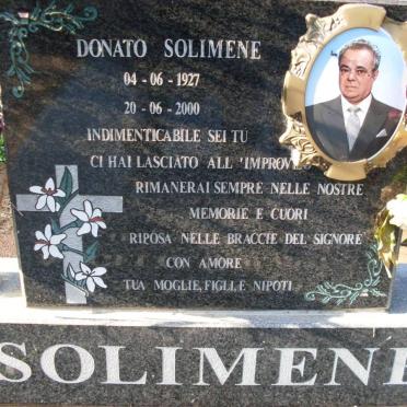 SOLIMENE Donato 1927-2000