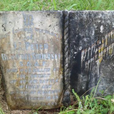 SOMERSET Peter Beaufort -1945