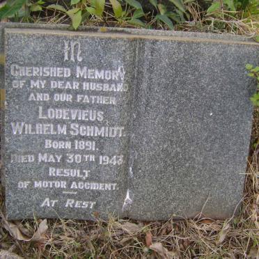 SCHMIDT Lodevieus Wilhelm 1891-1943