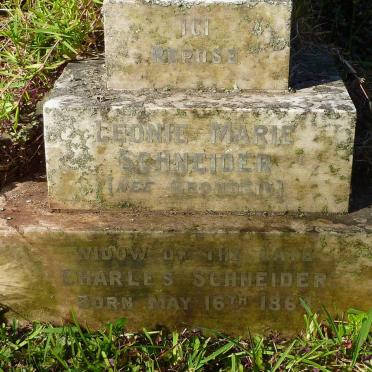 SCHNEIDER Leonie Marie nee GRONDEIN 1864-