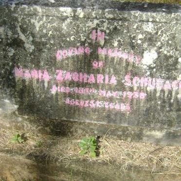 SCHUBACH Maria Zacharia -1938