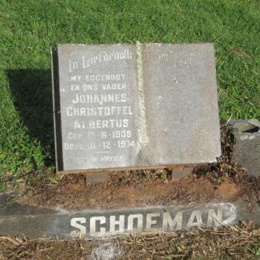 SCHOEMAN Johannes Christoffel Albertus 1909-1974