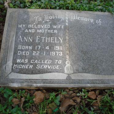 SCHOLTZ Ann Ethely 1911-1973