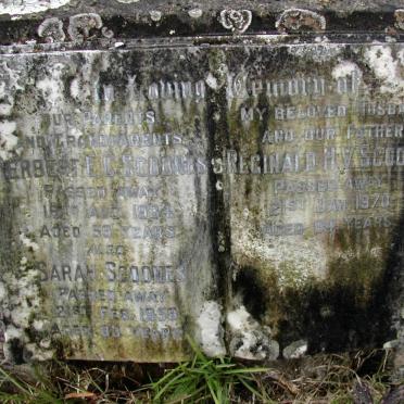 SCOONES Herbert E.C. -1934 &amp; Sarah -1958 :: SCOONES Reginald H.V. -1970