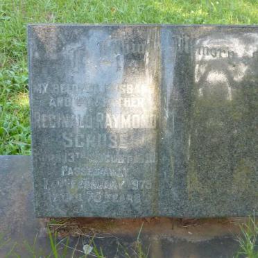 SCRUSE Reginald Raymond 1891-1975