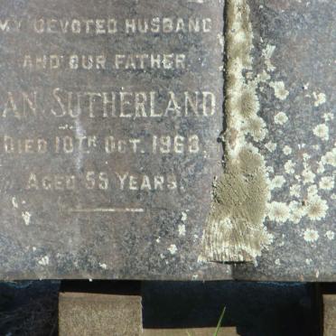 SUTHERLAND Ian -1963