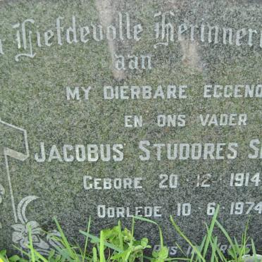 SNYMAN Jacobus Studores 1914-1974