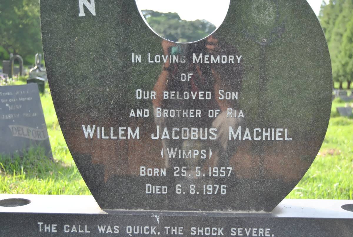 SNYMAN Willem Jacobus Machiel 1957-1976