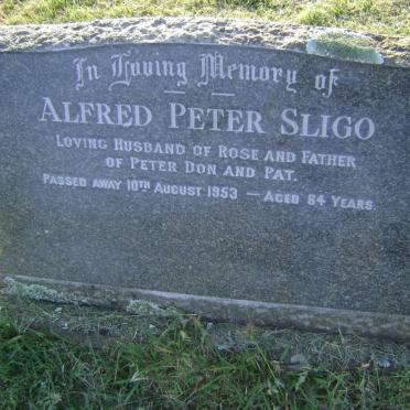SLIGO Alfred Peter -1953