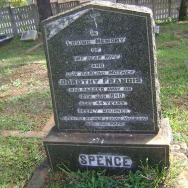 SPENCE Dorothy Francis -1940