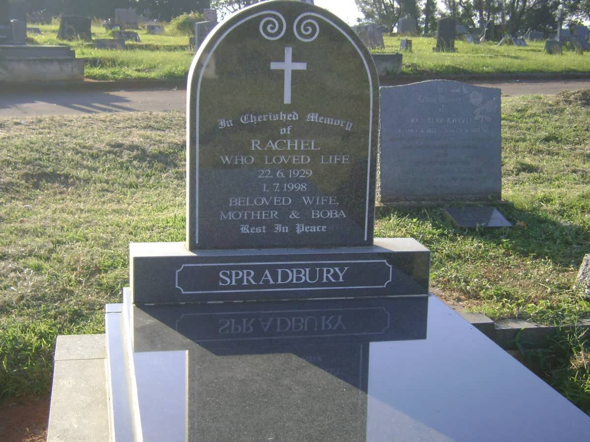 SPRADBURY Rachel 1929-1998