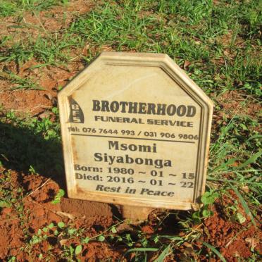 SIYABONGA Msomi 1980-2016