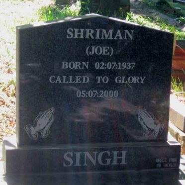 SINGH Shriman 1937-2000