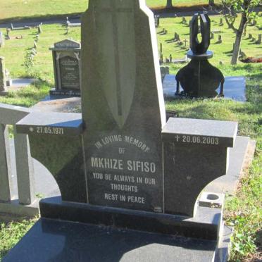 SIFISO Mkhize 1971-2003