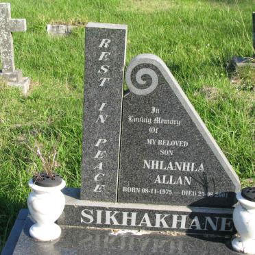 SIKHAKHANE Nhlanhla Allan 1975-2001