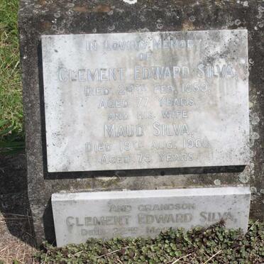 SILVA Clement Edward -1959 &amp; Maud -1968 :: SILVA Clement Edward -1940