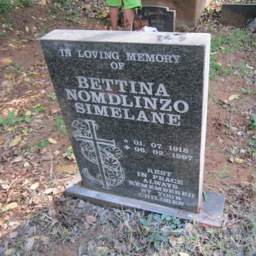 SIMELANE Bettina Nomdlinzo 1918-1997