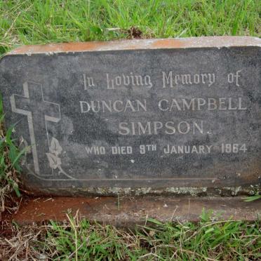 SIMPSON Duncan Campbell -1964