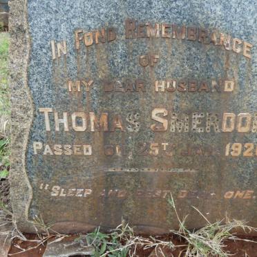 SMEARDON Thomas -1926