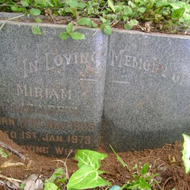 SMITH Miriam Elizabeth 1925-1973