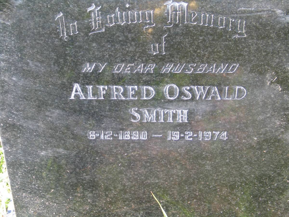 SMITH Alfred Oswald 1890-1974