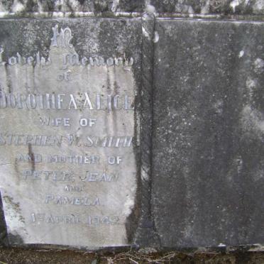 SMITH Dorothea Alice -1942