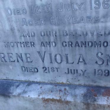 SMITH James Robert -1965 &amp; Irene Viola -1990 