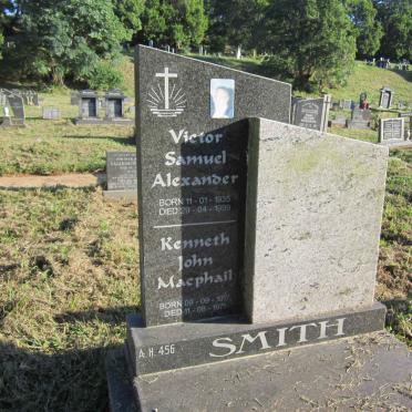 SMITH Kenneth John Macphail 1917-1971 :: SMITH Victor Samuel Alexander 1935-1999