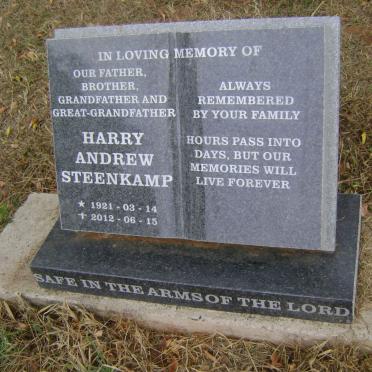 STEENKAMP Harry Andrew 1921-2012