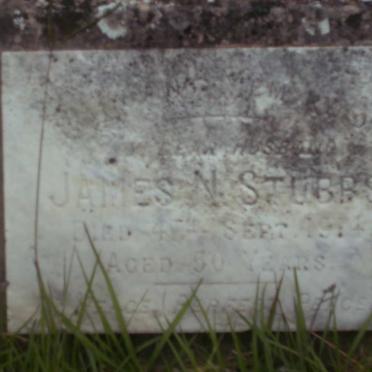 STUBBS James N. -1914