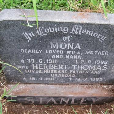 STANLEY Herbert Thomas 1911-1989 &amp; Mona 1911-1988