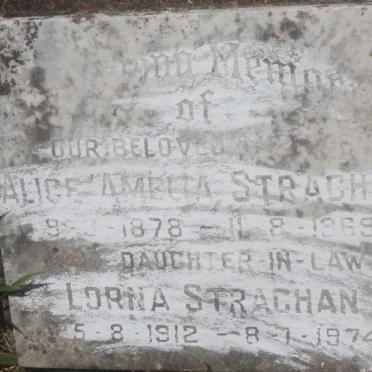 STRACHAN Alice Amelia 1878-1969 :: STRACHAN Lorna 1912-1974