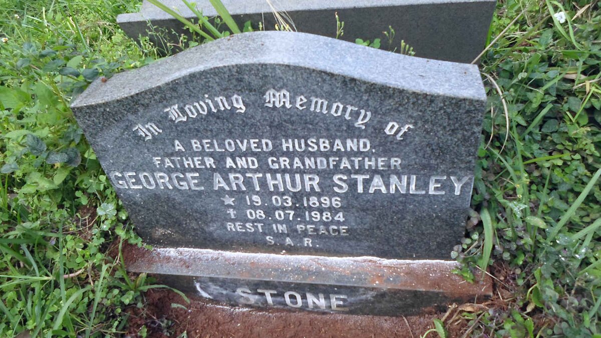 STONE George Arthur Stanley 1896-1984