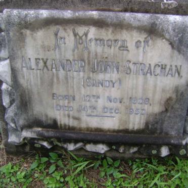 STRACHAN Alexander John 1928-1953