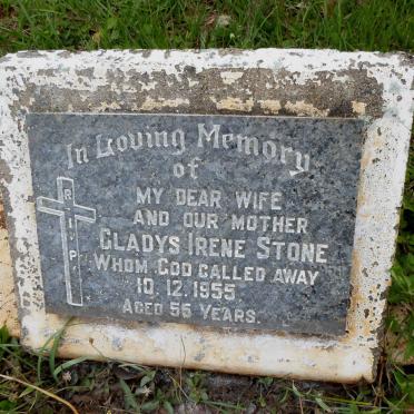 STONE Gladys Irene -1955