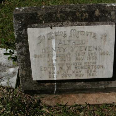 STEVENS Alfred Henry 1880-1958 :: ROBERTSON Edith M.M. 1884-1961