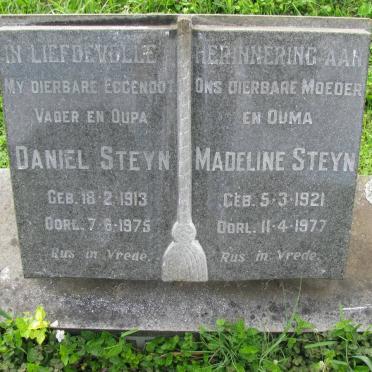 STEYN Daniel 1913-1975 &amp; Madeline 1921-1977