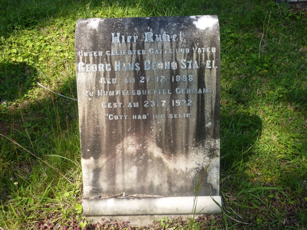 STAPEL Georg Hans Benno 1888-1932