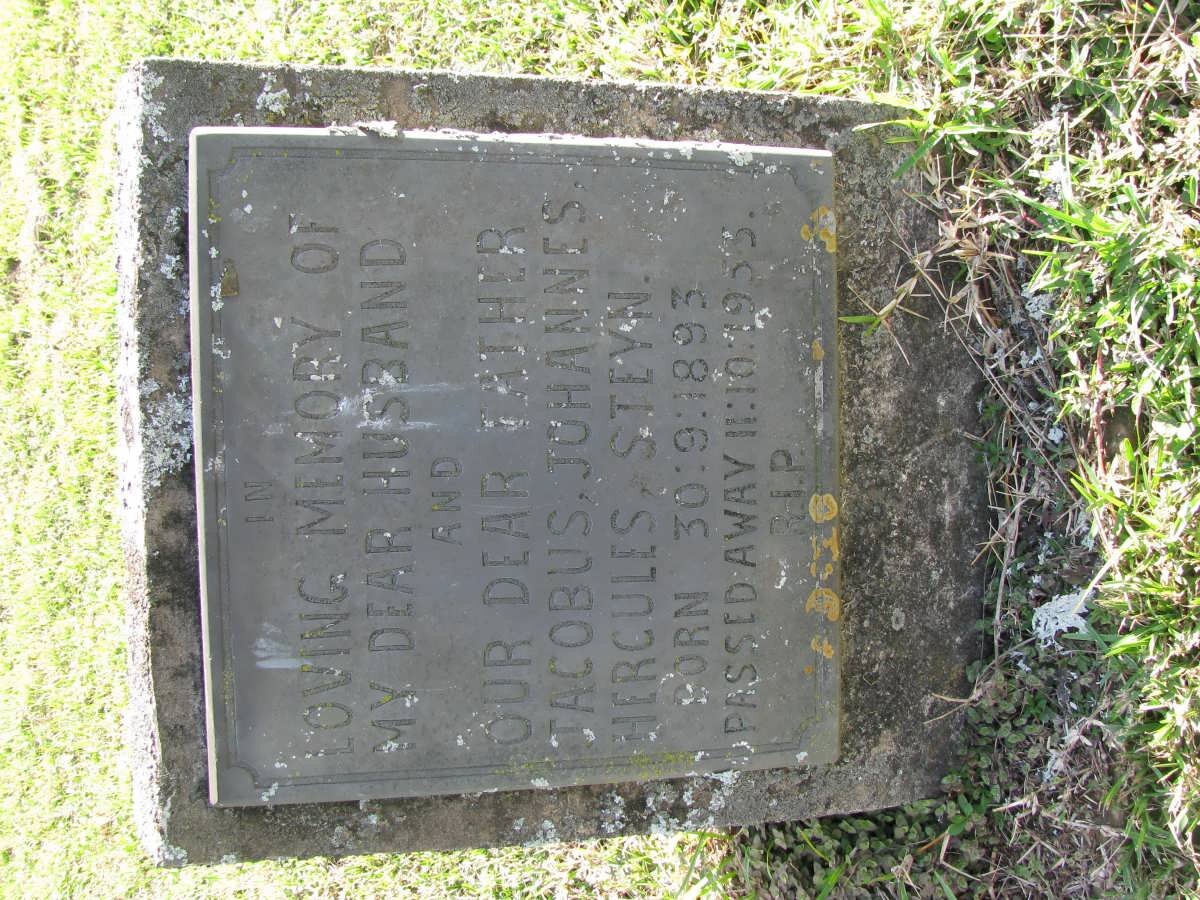 STEYN Jacobus Johannes Hercules 1893-1953