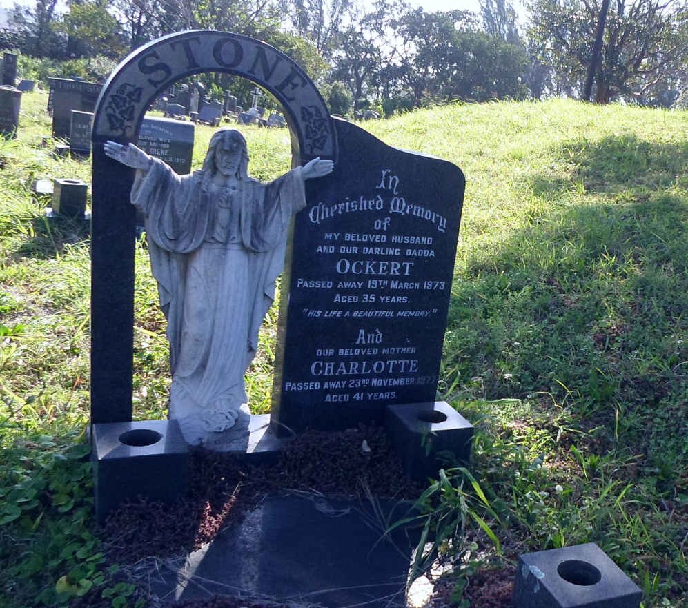 STONE Ockert  -1973 &amp; Charlotte  -1977