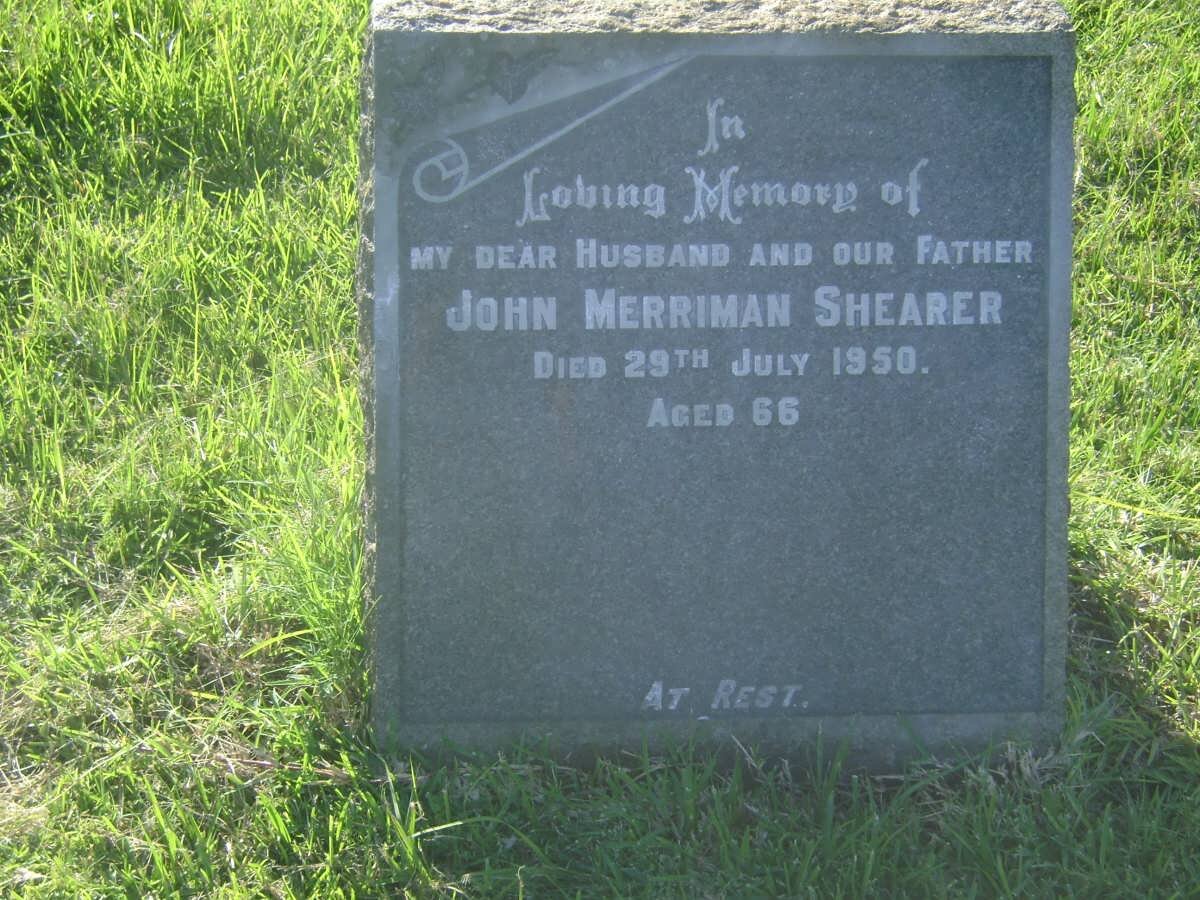 SHEARER John Merriman -1950