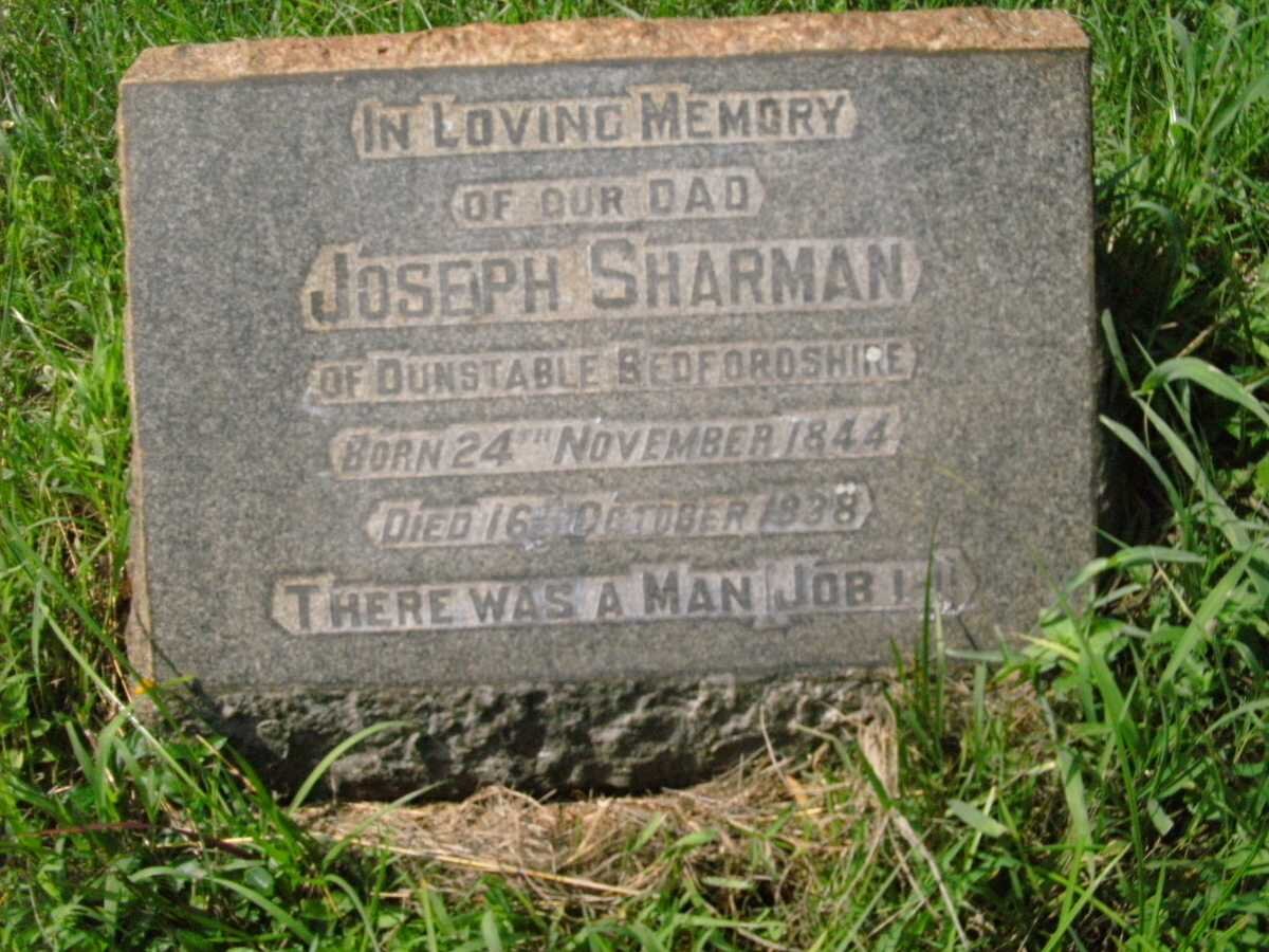 SHARMAN Joseph 1844-1938