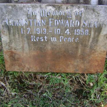 SHAW Christian Edward 1913-1958