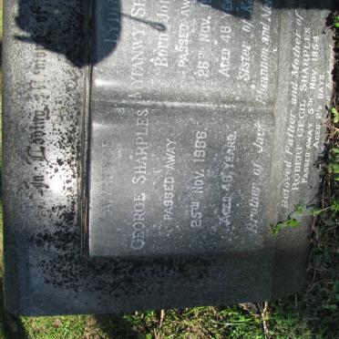 SHARPLES George -1966 &amp; Myfanwy JONES -1966 :: SHARPLES Robert Cecil -1954